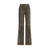 Etro Brown Leather Pants